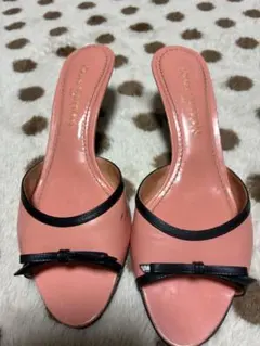 Louis Vuitton ピンクリボンミュール