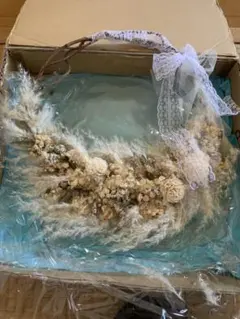 リースブーケ ブートニア 結婚式 ヘッドドレス 前撮り ウェディングブーケ