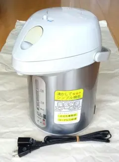 象印　電気エアーポット　お先に湯ーわく　２.２ℓ 象印マイコン沸とう電気エアーポット2.2Lお先に湯~わくCW-PZ22 - メルカリ