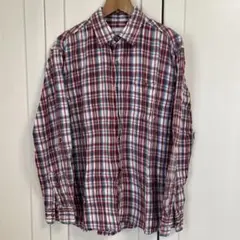 コンバース　チェックシャツ　長袖　メンズ　Lサイズ