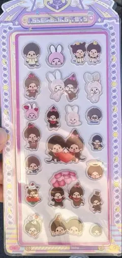 アクリルシール モンチッチ インポート品