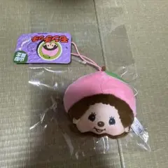 モンチッチ フェイスマスコット　ご当地　山梨限定　桃