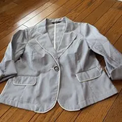 Motifs ストライプ テーラードジャケット