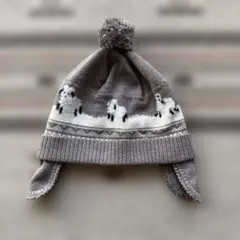 sense of wonder 羊柄　ニット帽