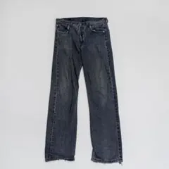 【EURO】リーバイス〈501〉デニムパンツ（W34）先染め　フェード雰囲気最高