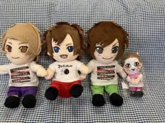 ミュージシャンキャラクター ぬいぐるみ4体セット　ゴールデンボンバー