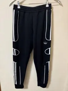 adidas ブラック トラックパンツ ライン ウェア スポーツ トレーニング