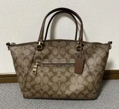 COACH シグネチャープレーリーサッチェル2wayバッグ