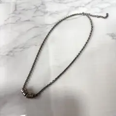y061010 GUESS ネックレス リングデザイン アンティークシルバーのサムネイル