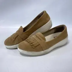 フィットフロップ/スタッズ×フリンジ/スウェードモカシンシューズ/スリッポンのサムネイル
