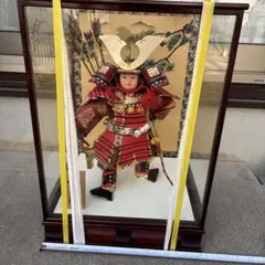 五月人形 武士の鎧 約60cm 兜の上から下の台までおおよそ80センチ