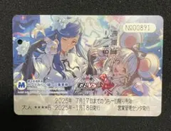 Cygames Cup みなとみらい線一日乗車券　ディズィー　ビカラ　使用済み