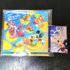 【新品非売品】ディズニー マイクロファイバークロス＆ポケットティッシュのサムネイル