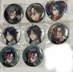 にじさんじ 3SKM 魁星　2周年　箔押し缶バッジ　IMPACT 白衣装