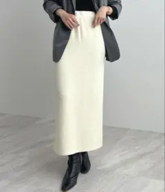 裏起毛ロングスカート