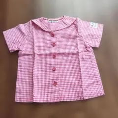 miki house ギンガムチェックシャツ 90