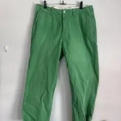 Polo Ralph Lauren グリーン チノパン 古着 32