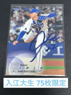 BBM 2nd 2025 横浜DeNAベイスターズ 入江大生 青箔サイン