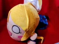 ラブライブ μ's 絢瀬絵里 寝そべり ぬいぐるみ キーホルダー 缶バッジ 7点 ラブライブ μ's 絢瀬絵里 寝そべり ぬいぐるみ キーホルダー 缶