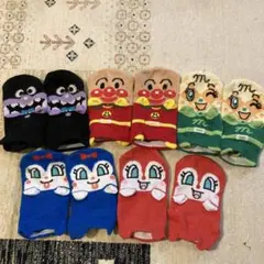 【アンパンマン 】靴下セット 5足　サイズ不明