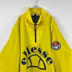 USA古着 00s y2k ellesse ハーフジップ ナイロンジャケットのサムネイル
