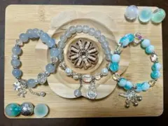 ビーズブレスレット(ハンドメイド)