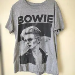 【即日発送❗️】David Bowie デビットボウイ Tシャツ グレー Mのサムネイル