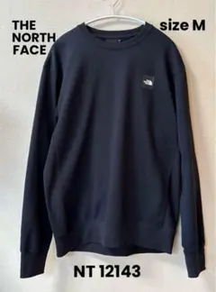 THE NORTHFACE ヘザーロゴクルー　NT12143 スウェット　黒