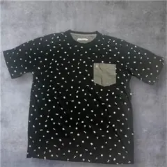 Hush Puppies ハッシュパピー　ブラック Tシャツ Lサイズ