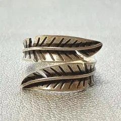 フェザー インディアンジュエリー リング 指輪 ヴィンテージ メンズ シルバー