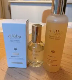 【お値下げ】ダルバ　ホワイトトリュフセラムトナー&ビタトーニングカプセルセラム