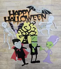 HALLO WEEN。ハロウィン。ゾンビセット。アルバム。クラフトパンチ