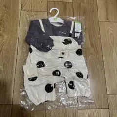 ドット柄 長袖プレオール 60cm