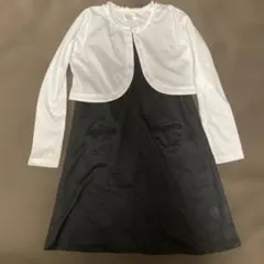 130シンプル ワンピース ボレロ　フォーマル　セット