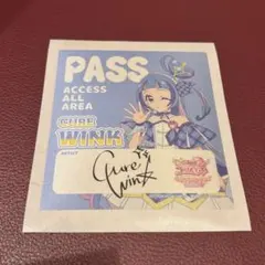 プリキュア　ライトアップ公演限定　特典　ウインク　サテンステッカー