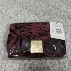 nouer ヌエール　2way チェーン　ショルダーバッグ　ベロアのサムネイル