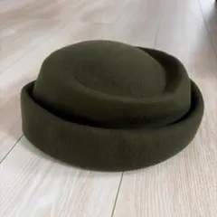 カオリノモリ　モーリエトーク帽子　オリーブ　カーキ