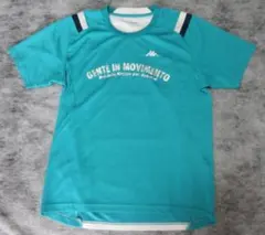 最終値下げ！Kappa 半袖Tシャツ ターコイズ　Lのサムネイル