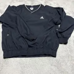 に*こ様 adidas ネイビー ナイロンジャケット L