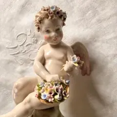 イタリア✳︎カポディモンテ　天使の陶器製フィギュリン イタリア✳︎カポディモンテ 天使の陶器製フィギュリン - メルカリ