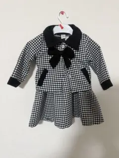 入園式フォーマルドレスチェック柄