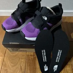 THE NORTH FACE キッズ　パープル　スニーカー20cm