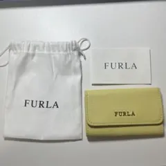 FURLA キーケース イエロー