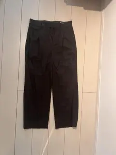 ダークブラウンワイドパンツ