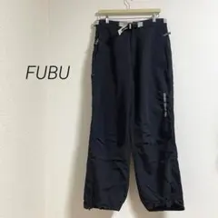FUBU フブ　ボトムス　バギーパンツ　30 ネイビー　ワイドパンツのサムネイル