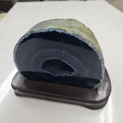 北海道 日高青虎石 10kg 水石 観賞石 台座付き - メルカリ