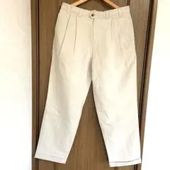 90s USA製 DOCKERS ツータック ワイド ヴィンテージ 白チノパン