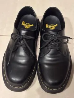 ドクターマーチン 3ホールシューズ ブラック 約25cm(UK6)専用クリーム付