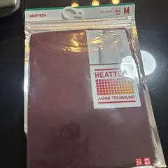 HEATTECH クルーネックT Mサイズ ワインレッド　ユニクロ