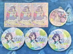キュアコーラル/涼村さんご　缶バッジ&カードグミ&キーホルダー　トロプリ